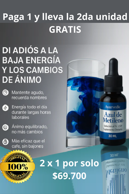 ESENCIA AZUL VITAL RENUEVA TU ENERGIA - MEJORA TU ENFOQUE - OFERTA 2 x 1